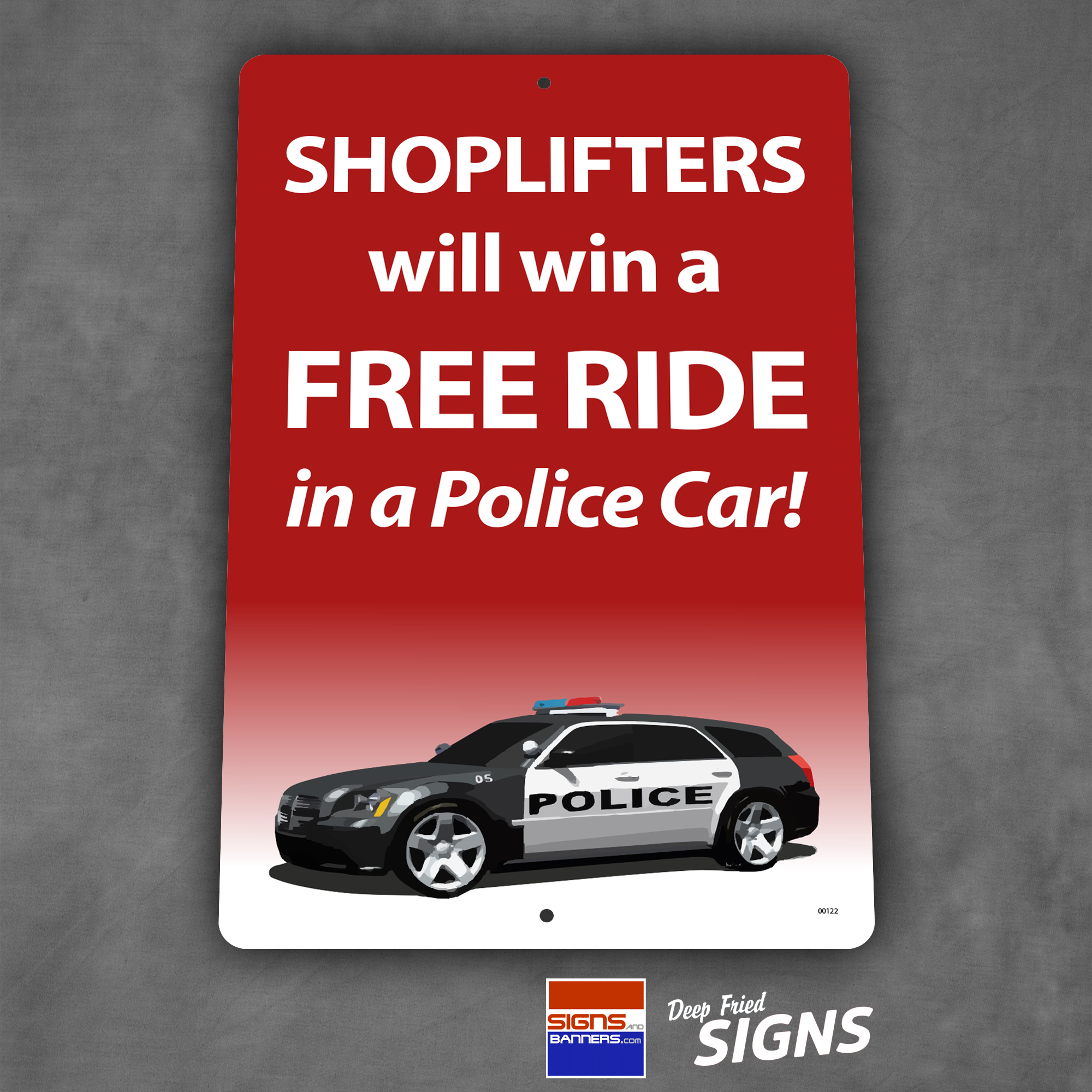 Shoplifters Win a Free Ride!